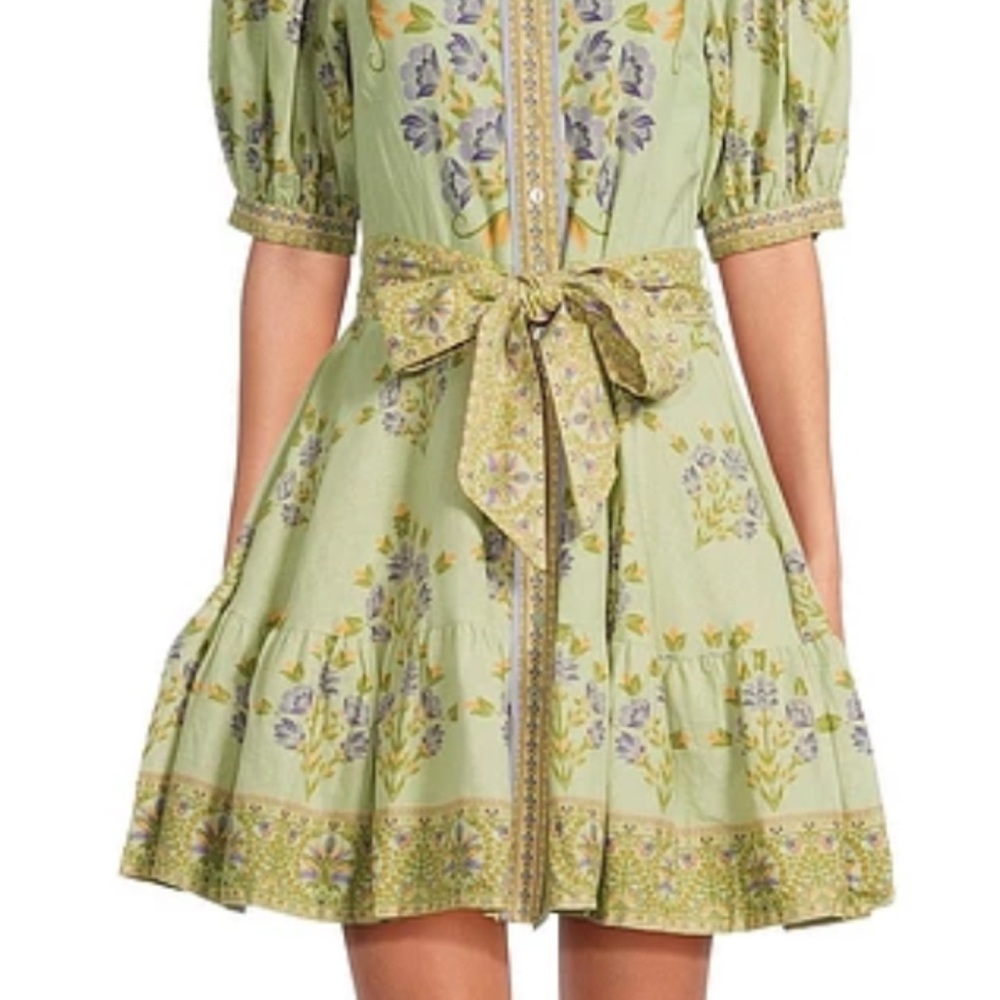 Floral Green Dress